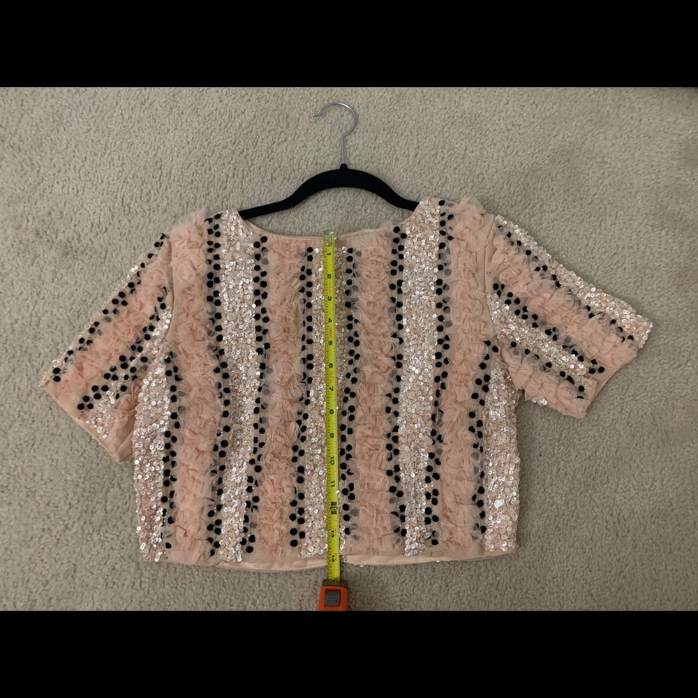 Beautiful beads crop top